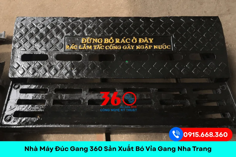 Bó vỉa gang Nha Trang