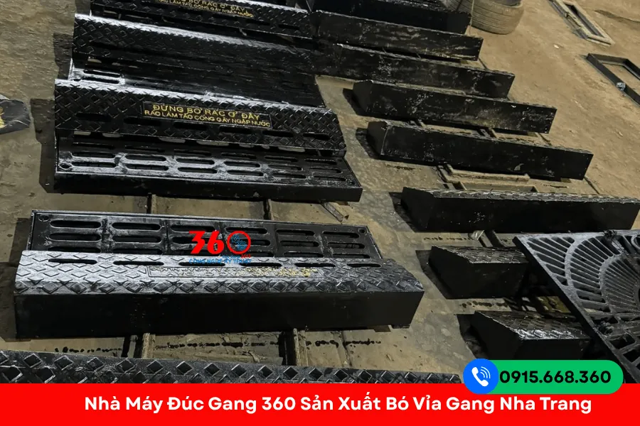 Bó vỉa gang Nha Trang