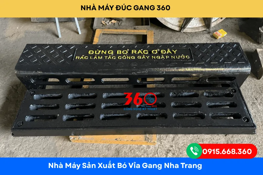 Bó vỉa gang Nha Trang