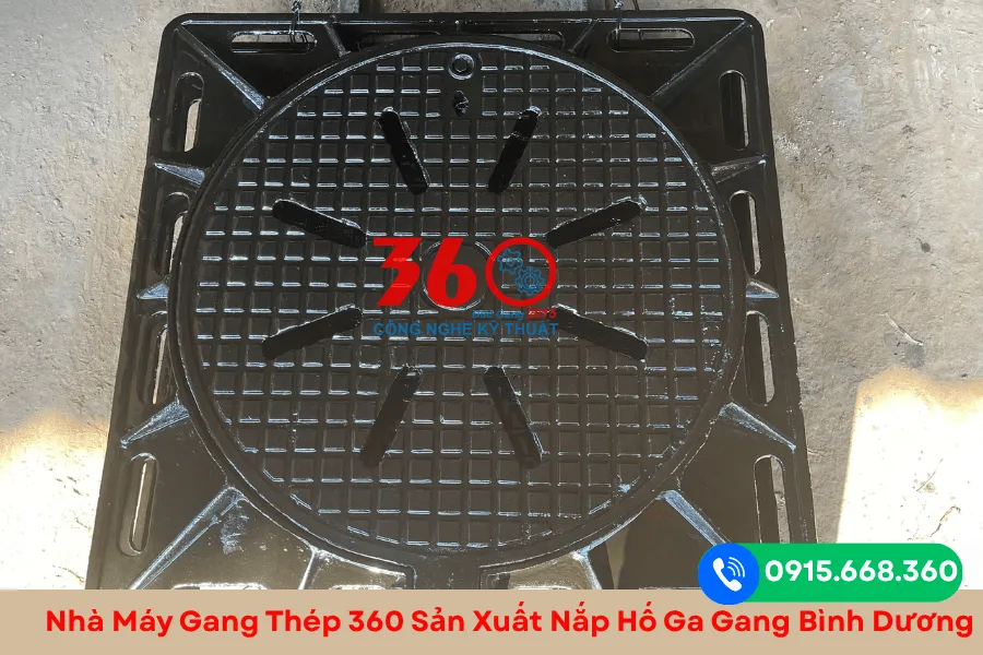 Nhà máy sản xuất nắp hố ga gang Bình Dương