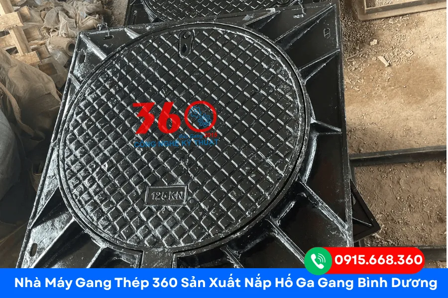 Nhà máy sản xuất nắp hố ga gang Bình Dương