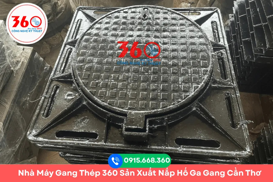 Nhà máy sản xuất nắp hố ga gang Cần Thơ