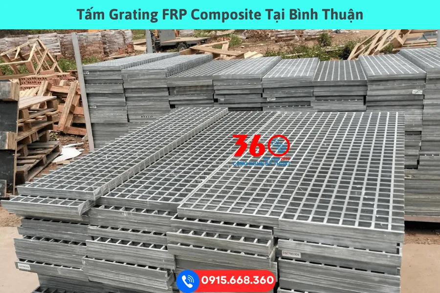 Tấm grating frp composite tại Bình Thuận