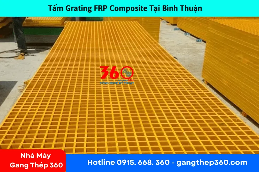 Tấm grating frp composite tại Bình Thuận