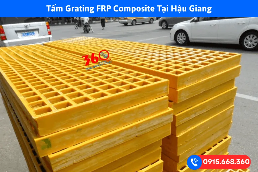 Tấm grating frp composite tại Hậu Giang