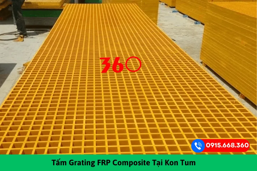 Tấm grating frp composite tại Kon Tum