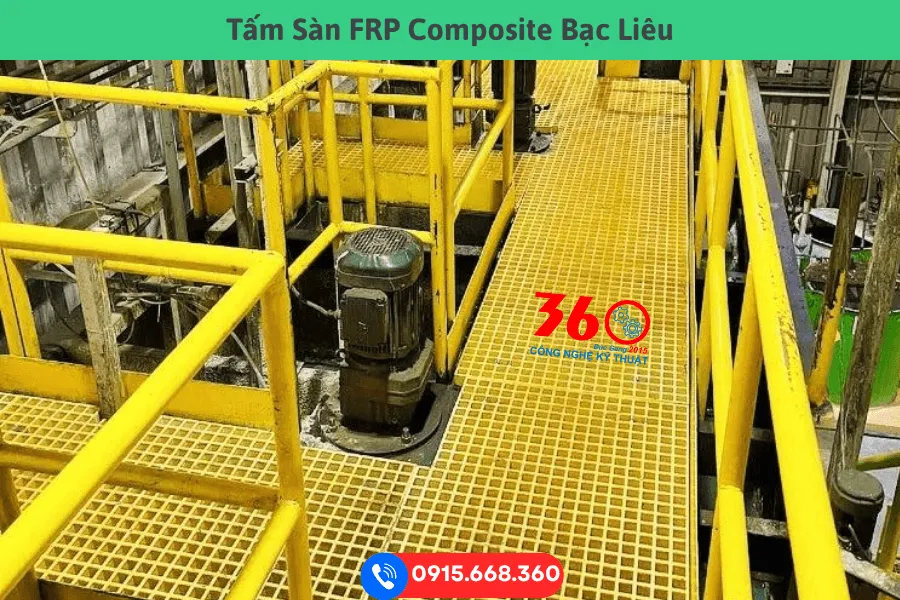 Tấm sàn frp composite Bạc Liêu